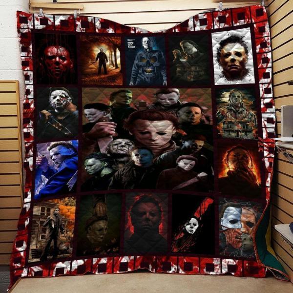 Horror Squad Michael Myers Quilt Blanket Bedding Set