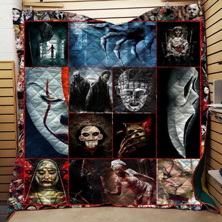 Horror Squad Quilt Blanket Bedding Set C for Home Décor