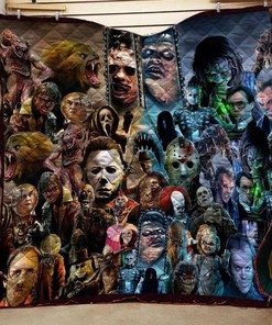 Horror Squad Quilt Blanket Bedding Set for Home Décor
