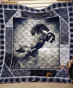 Horse 1 Quilt Blanket Bedding Set