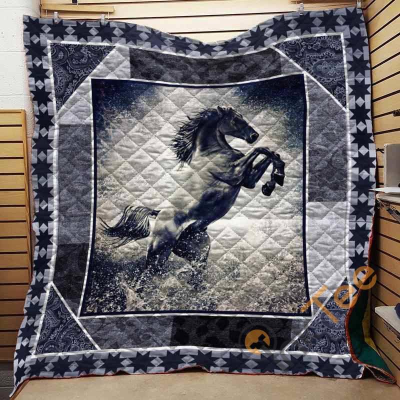 Horse 1 Quilt Blanket Bedding Set