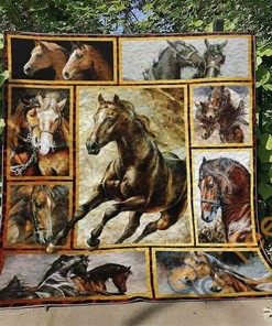 Horse Quilt Blanket Bedding Set Gifts For Horse Lover