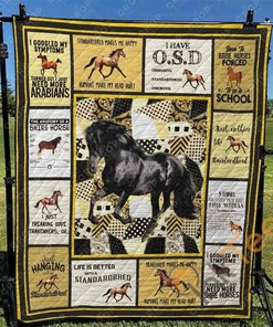 Horse1 Quilt Blanket Bedding Set