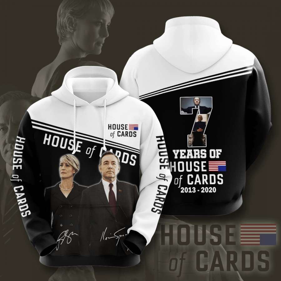 House Of Cards Custom Hoodie 3D