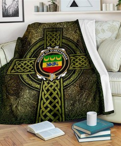 House Of O Heffernan Celtic Knott Sherpa Fleece Blanket Gifts for Family, for Couple
