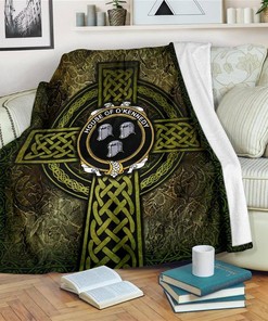 House Of O Kennedy Celtic Knott Sherpa Fleece Blanket Gifts for Family, for Couple