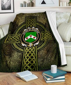 House Of O Kieran Celtic Knott Sherpa Fleece Blanket Gifts for Family, for Couple