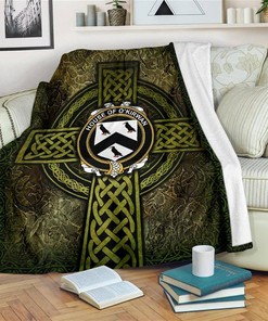 House Of O Kirwan Celtic Knott Sherpa Fleece Blanket Gifts for Family, for Couple
