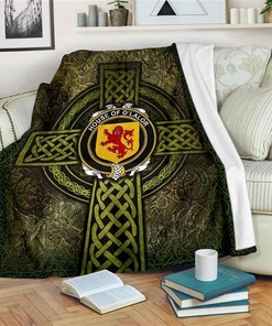 House Of O Lalor Celtic Knott Sherpa Fleece Blanket Gifts for Family, for Couple