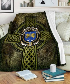 House Of O Meagher Celtic Knott Sherpa Fleece Blanket Gifts for Family, for Couple