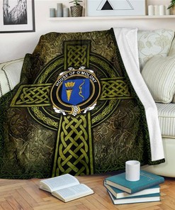 House Of O Molony Celtic Knott Sherpa Fleece Blanket Gifts for Family, for Couple