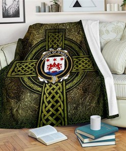 House Of O Neill Celtic Knott Sherpa Fleece Blanket Gifts for Family, for Couple