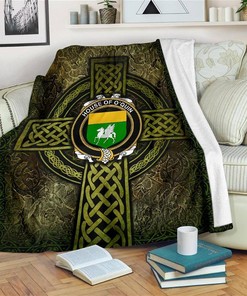 House Of O Quin (annaly) Celtic Knott Sherpa Fleece Blanket Gifts for Family, for Couple