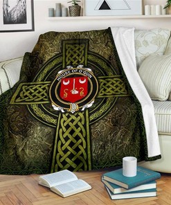 House Of O Quin (thomond) Celtic Knott Sherpa Fleece Blanket Gifts for Family, for Couple