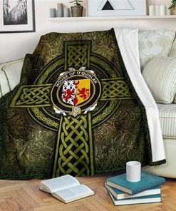 House Of O Quinlan Celtic Knott Sherpa Fleece Blanket Gifts for Family, for Couple