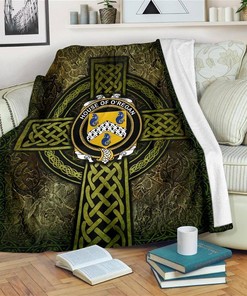 House Of O Regan Celtic Knott Sherpa Fleece Blanket Gifts for Family, for Couple