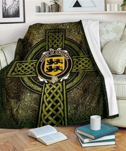 House Of O Rourke Celtic Knott Sherpa Fleece Blanket Gifts for Family, for Couple