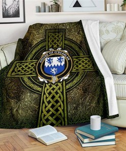 House Of O Scanlan Celtic Knott Sherpa Fleece Blanket Gifts for Family, for Couple