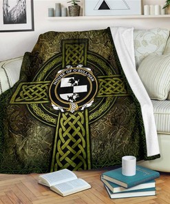 House Of O Sullivan (beare) Celtic Knott Sherpa Fleece Blanket Gifts for Family, for Couple