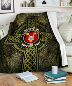 House Of Redmond Celtic Knott Sherpa Fleece Blanket Gifts for Family, for Couple