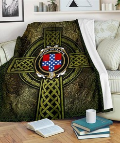 House Of Taaffe Celtic Knott Sherpa Fleece Blanket Gifts for Family, for Couple