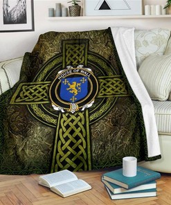 House Of Wall Celtic Knott Sherpa Fleece Blanket Gifts for Family, for Couple