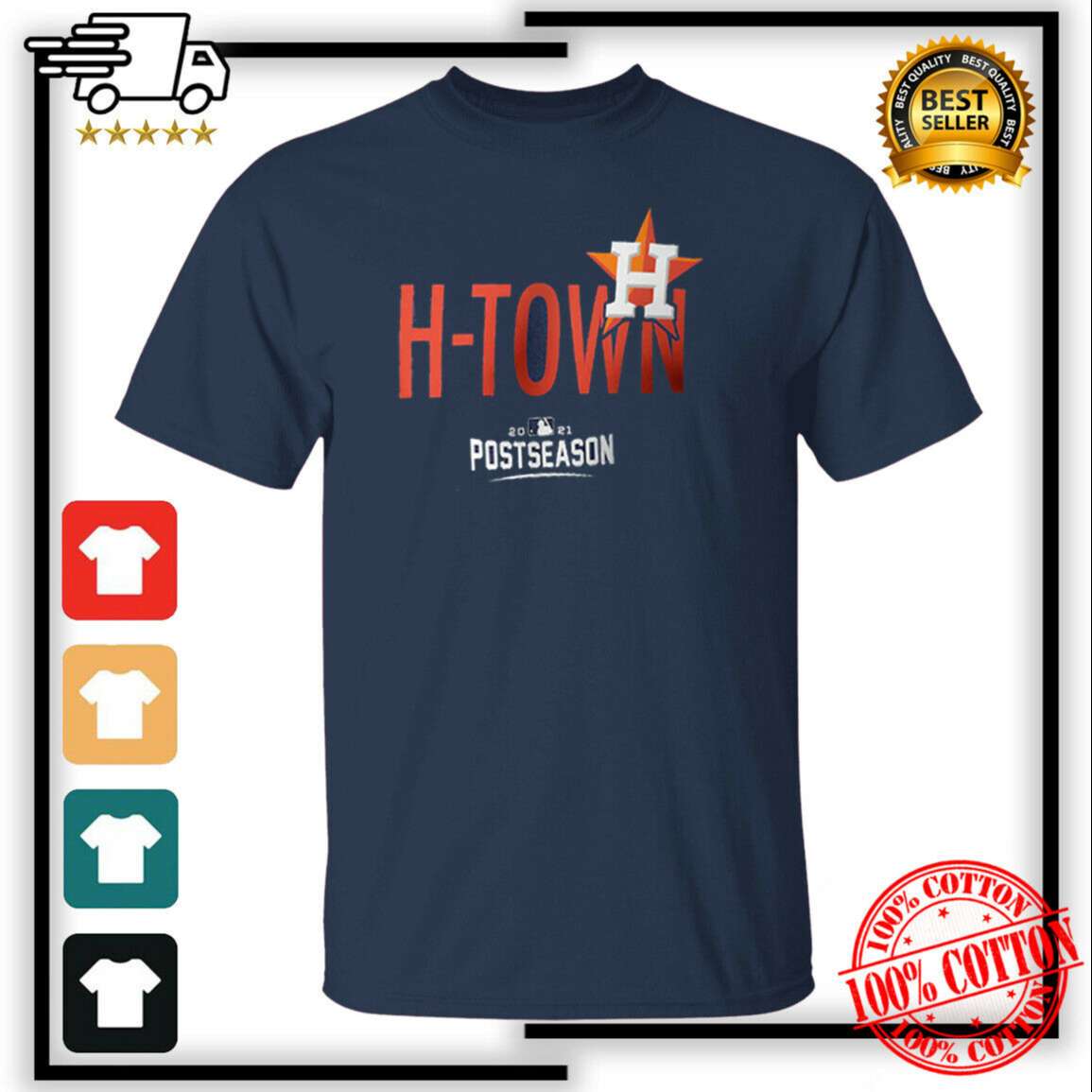 Houston Astros 2021 Postseason Collection Dugout T-Shirt