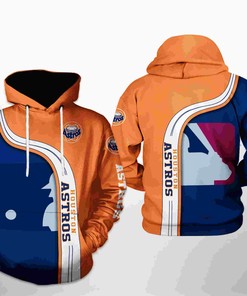 Houston Astros MLB Team 3D Hoodie Zipper Hoodie