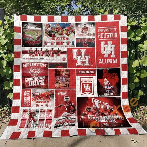Houston Cougars Quilt Blanket Bedding Set