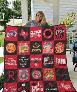 Houston Rockets Ver Collected Quilt Blanket Bedding Set