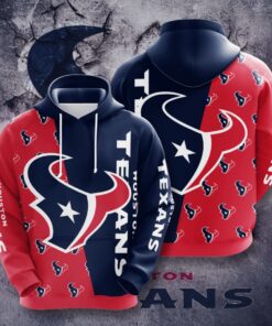 Houston Texans Custom Sport All Over Print Hoodie 3D 2