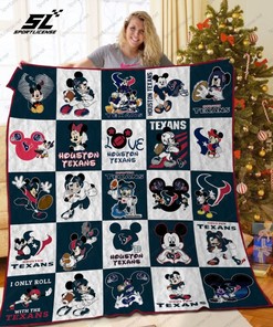 Houston Texans Disney Mickey Quilt Blanket