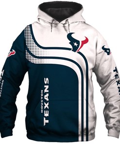 Houston Texans Hoodie 3D One Way Zip Hoodie