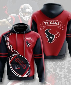 Houston Texans Hoodie Flame Balls Graphic Gift for Fans