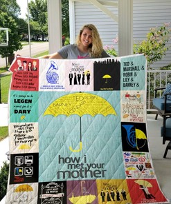 How I Met Your Mother Collection Love Quotes Quilt Blanket Bedding Set