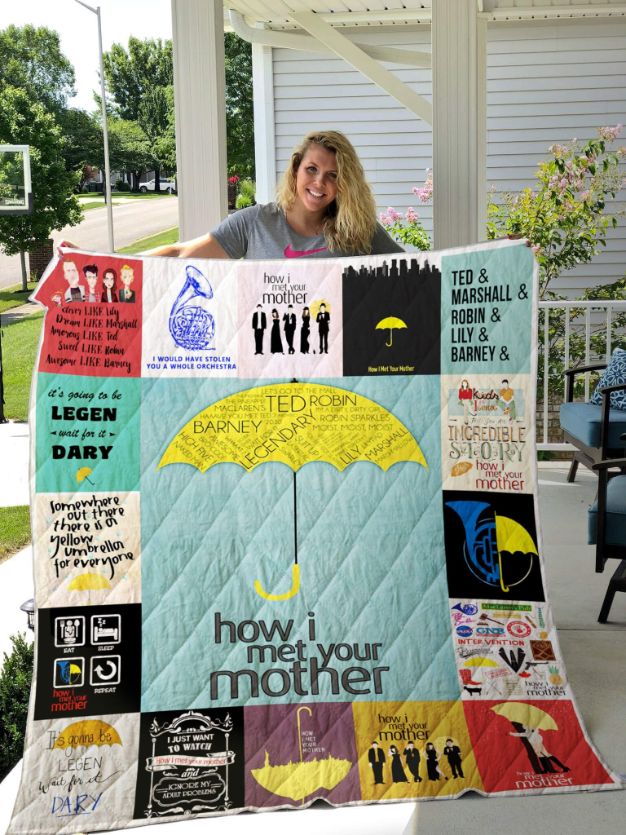 How I Met Your Mother Collection Love Quotes Quilt Blanket Bedding Set