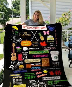 How I Met Your Mother Icon Collection Quilt Blanket Bedding Set
