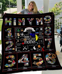 How I Met Your Mother Quilt Blanket Bedding Set