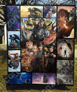How To Train Your Dragon Blanket for Home Décor
