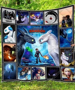 How To Train Your Dragon Quilt Blanket Bedding Set