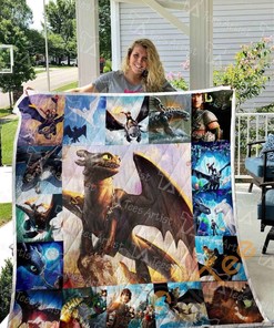 How To Train Your Dragon Quilt Blanket Bedding Set