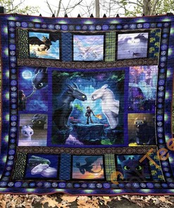 How To Train Your Dragon Quilt Blanket Bedding Set With Pilliwcase Option