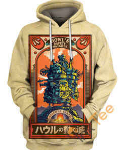 Howl Castle Brand Matchbox Hoodie 3D