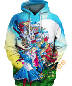 Howl?s Moving Castle Hoodie 3D