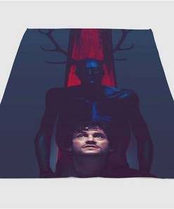 Hugh Dancy Hannibal Art Sherpa Fleece Blanket Gifts for Family, for Couple
