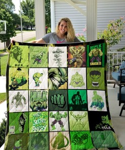 Hulk Smash Quilt Blanket Bedding Set for Home Décor