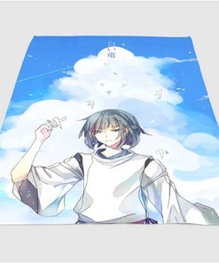 Human Haku Sherpa Fleece Blanket Gifts for Family, for Couple