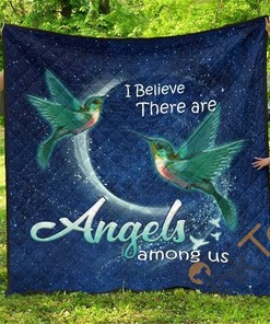 Hummingbird Angel Premium Quilt