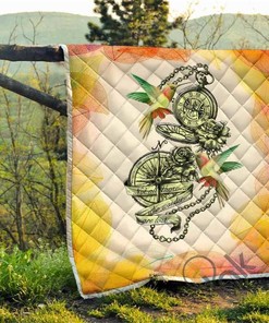 Hummingbirds Art Quilt