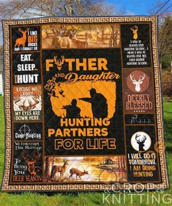 Hunting 2 Quilt Blanket Bedding Set